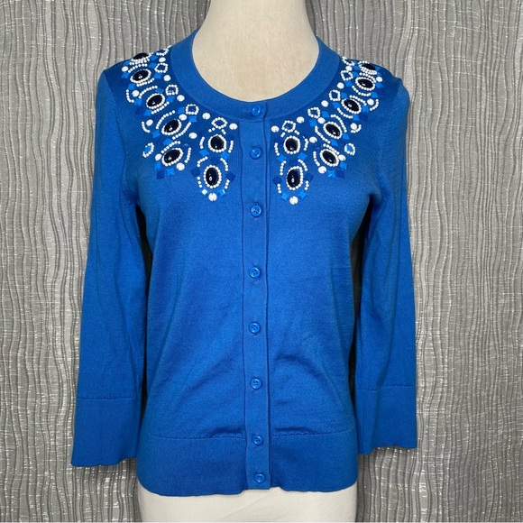 Kate Spade Embellished Cardigan - Picture 1 of 7